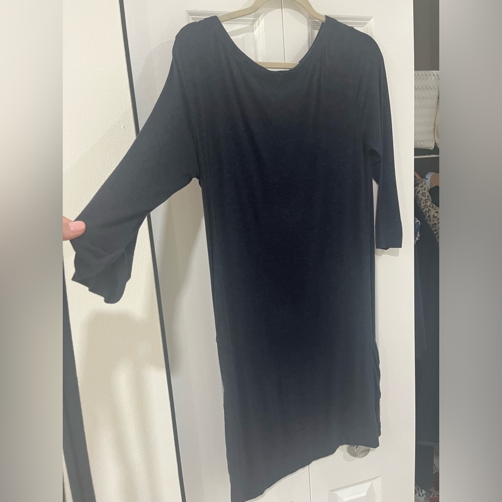 JCREW Perfect grey jersey dress